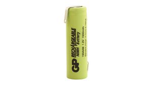 Rechargeable Battery, Ni-MH, AA, 1.2V, 1.5Ah